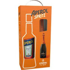 Аперитив Aperol Aperetivo 0.7 л 11% + Вино игристое Cinzano Pro-Spritz белое сухое 0.75 л 11% 