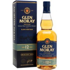 Виски Glen Moray Single Malt 12 лет выдержки 0.7 л 40% (5010494506303)
